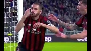 Leonardo Bonucci celebrates at the Juventus stadium  31032018 [upl. by Ona]