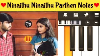 Ninaithu Ninaithu Parthen  7G Rainbow Colonoy  Piano Tutorial [upl. by Adnotal]