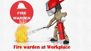 Firewarden Duties At Workplace [upl. by Ecirahs]