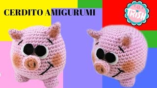 🐷🐷CERDITO AMIGURUMI CROCHET FÁCIL🐷🐷 [upl. by Innad448]