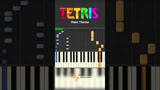 Tetris Theme Easy  Piano Tutorial [upl. by Venita256]