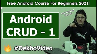 SQLite Android CRUD Implementing Database class  Android Tutorials in Hindi 25 [upl. by Erialcyram778]