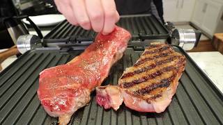 Simple Steak Recipe Electric Grill [upl. by Eceryt425]