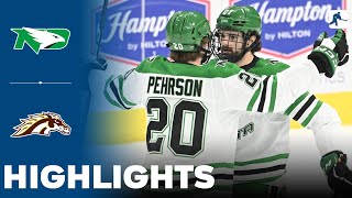 North Dakota vs Western Michigan  NCAA College Hockey  Highlights  March 02 2024 [upl. by Eey]