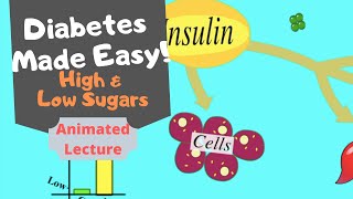 HYPER amp HYPOGLYCAEMIA Diabetes simply explained [upl. by Kruger817]