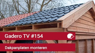 154 Dakpanplaten monteren [upl. by Hoi]