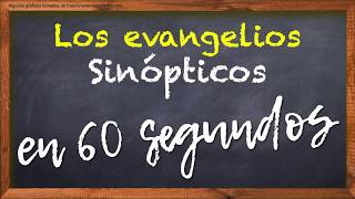 LA BIBLIA EN 60 SEGUNDOS Los Evangelios Sinópticos [upl. by Parsaye]