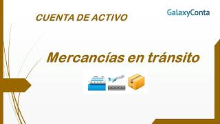 MERCANCÍAS EN TRANSITO Contabilidad🕶🔴🚚✈ VÍDEO 27 [upl. by Loretta733]