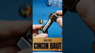 Solusi Kreatif Cara Lepaskan Cincin dari Baut yang Menjebak tekateki tutorial shorts [upl. by Solon]