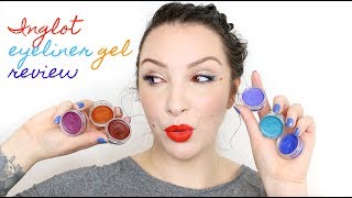 My Inglot AMC Eyeliner Gel collection amp rave review [upl. by Effy]