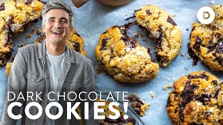 How to make the PERFECT Dark Chocolate Hazelnut Cookies [upl. by Ferreby]