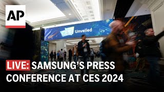 CES 2024 Full Samsung event in Las Vegas [upl. by Malanie85]