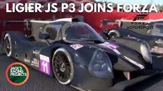 Forzas First LMP3 Car Ligier JS P3 is in Forza Motorsport [upl. by Akirdna559]