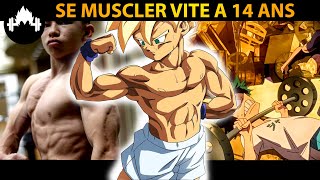 Comment se MUSCLER rapidement à 14 ans [upl. by Yelhak]