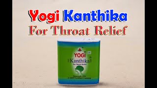 Yogi Kanthika for Throat Relief Review and Benifits Hindi [upl. by Gautious]