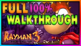 Rayman 3 Hoodlum Havoc  FULL 100 Score Walkthrough 1080p60 [upl. by Laemsi]