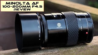 Minolta AF 100200mm F4 5  Lens Review [upl. by Kenwrick]