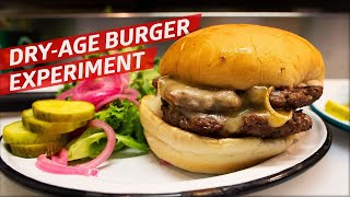 The Quest to Perfect the DryAged Burger at Threes Brewing — Prime Time [upl. by Nymzaj]