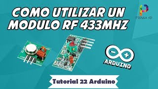 CÓMO UTILIZAR un MÓDULO de RF 433 MHZ 📡 ► ARDUINO  TUTORIAL 22  ✅ [upl. by Guerin]