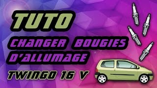 TUTO comment changer les bougies dallumage Renault Twingo 12 16 V how to change spark plugs [upl. by Lawlor]