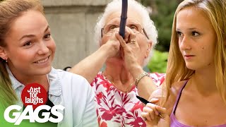 Best of Old People Pranks Vol 3  Just For Laughs Compilation [upl. by Ange]