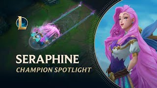 Seraphine Champion Spotlight  Gameplay  League of Legends [upl. by Yadsendew]