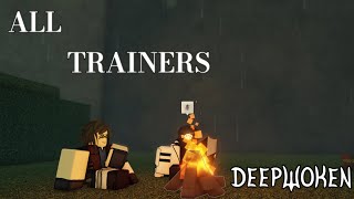 ALL ATTUNEMENT TRAINER LOCATIONS  Deepwoken Tutorial [upl. by Anjela]