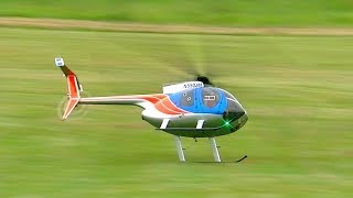 BRUTAL RC HELICOPTER CRASH  HUGHES 500 TURBINE MODEL HELICOPTER FATAL END TOTAL DESTROYED WOW [upl. by Eimilb]