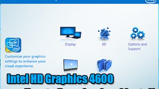 intel HD Graphics 4600 Driver How to Download and install [upl. by Nadab]