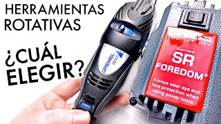 ¿CUÁL es la MEJOR Herramienta Rotativa ✅ Cómo usar y cómo funciona DREMEL Vs FOREDOM  Review [upl. by Kcirdderf]