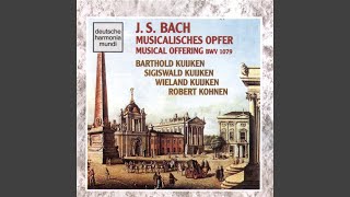 Musikalisches Opfer Musical Offering  BWV 1079 Canones diversi sopra Thema Regium Canon a [upl. by Oakley]