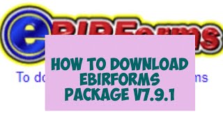 HOW TO DOWNLOAD EBIRFORMS  LATEST VERSION [upl. by Ahsikit]