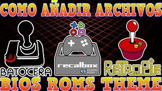 ¿3 FORMAS DE PASAR ROMS amp ARCHIVOS A BATOCERA RETROPIE RECALBOX [upl. by Hardden]