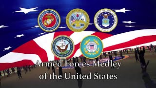 US Military Songs United States Armed Forces Medley [upl. by Mabelle]