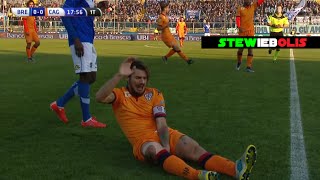 Dessena Infortunio Grave Entrata Killer Video Completo ● Brescia Vs Cagliari 40 ● 2015\2016 ● HD [upl. by Anialeh]