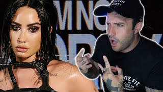 DEMI LOVATO  SORRY NOT SORRY ROCK VERSION REACTION [upl. by Lumbard]