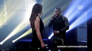 Jason Derulo featuring Jordin Sparks quotVertigoquot Live  Walmart Soundcheck [upl. by Bayer]