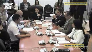 Excomandate de la Policía Tannya Varela no dio la cara en la Comisión de Fiscalización [upl. by Adalie]