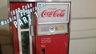 Coke Machine Restoration Part 1 1960 Cavalier CS64c [upl. by Cyler]