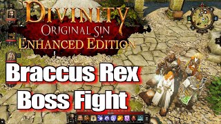 Divinity Original Sin Enhanced Edition Walkthrough Braccus Rex Boss Fight [upl. by Hermosa]