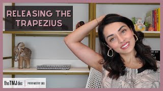 Releasing the Trapezius  Priya Mistry DDS the TMJ doc selfmassage trapezius selfcare [upl. by Thamos]