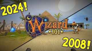 Wizard101 2008 VS 2024 Krokotopia Graphics Update [upl. by Kwon]