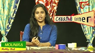 Making of Pendant and Jhumka with Terracotta Clay  Creative Corner  TeluguOne [upl. by Akemeuwkuhc281]