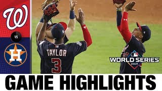 Nationals ride 6run 7th to World Series Game 2 win  NationalsAstros MLB Highlights [upl. by Ahsiemaj]