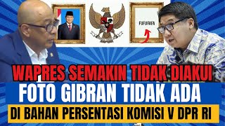 MENGEJUTKAN ANGGOTA DPR RI KAGET LIHAT TDK ADA FOTO GIBRAN DI BAHAN PERSENSENTASI KEMENTRIAN PKP [upl. by Amilas719]