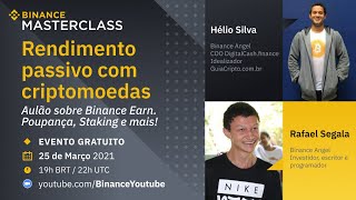 Como obter RENDA PASSIVA com Criptomoedas  Binance Masterclass 🇧🇷 [upl. by Merchant720]