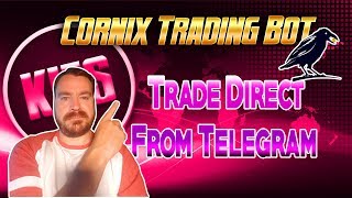 Cornix Trading Bot  Telegram Cryptocurrency Trading Plus Giveaway [upl. by Yenahpets42]