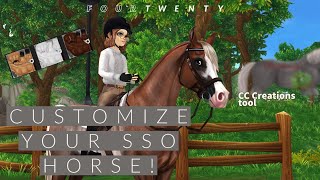 SSO HORSE TEXTURE CHANGERmodifying files CC Creations tool [upl. by Charlet]