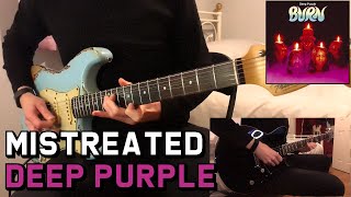 Deep Purple  Mistreated Guitar Intro amp Harmony Solo Cover [upl. by Nye]