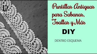 Puntilla de crochet antigua DIY [upl. by Puff360]